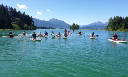 SUP Ausflug am Forggensee