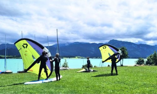 Winghandling an Land